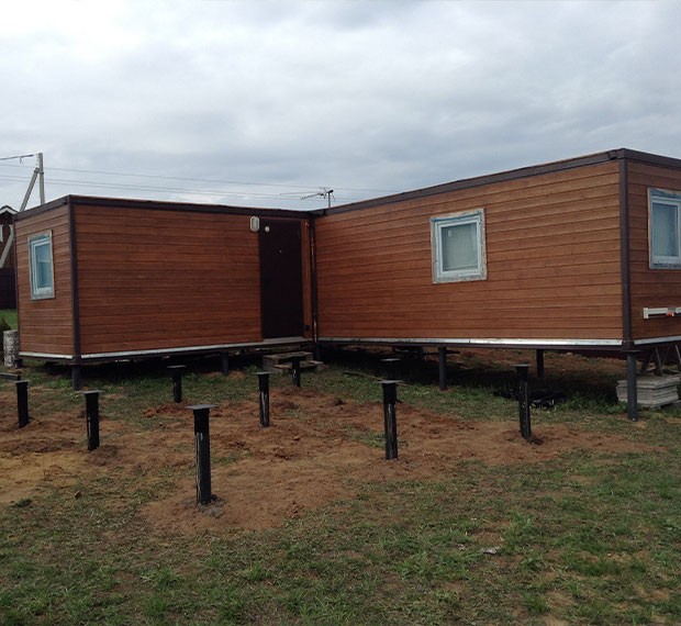 Винтовые сваи под бытовку в Ельце