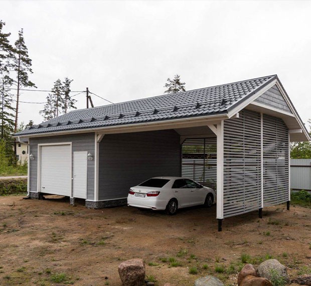 Монтаж винтовых свай под гараж в Ельце